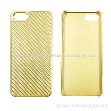 Carbon Fiber Cases for iPhone 5S, PC with Carbon on Back, Scratch Resistance